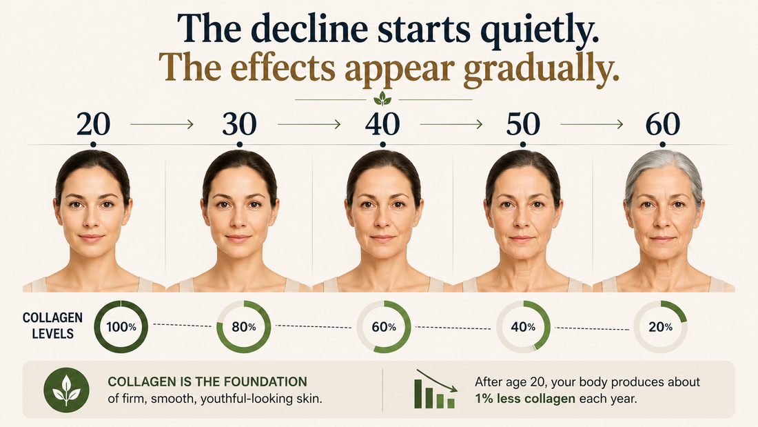How Collagen Changes After 25: What Happens to Your Body Over Time