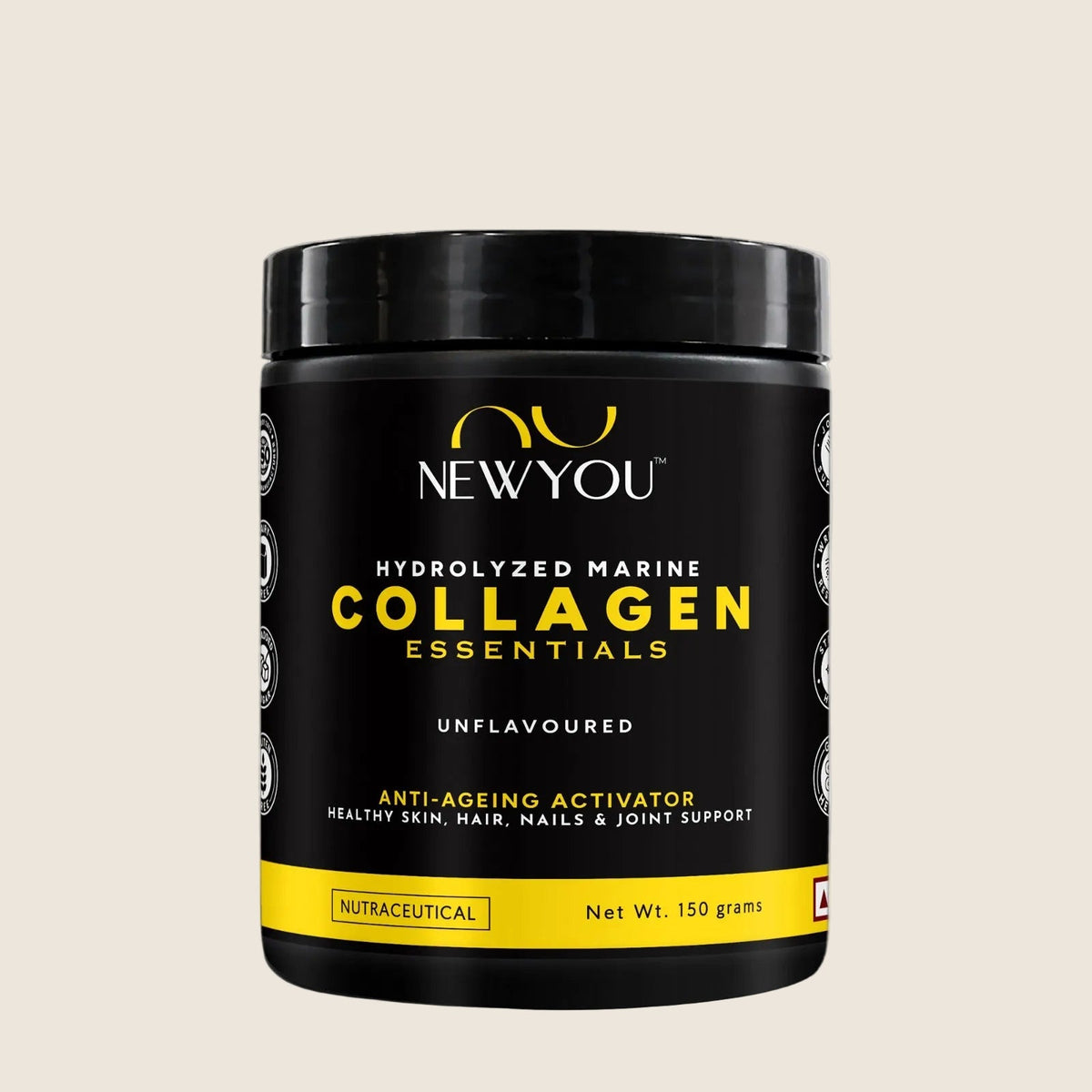 NewYou hydrolyzed marine collagen peptides powder