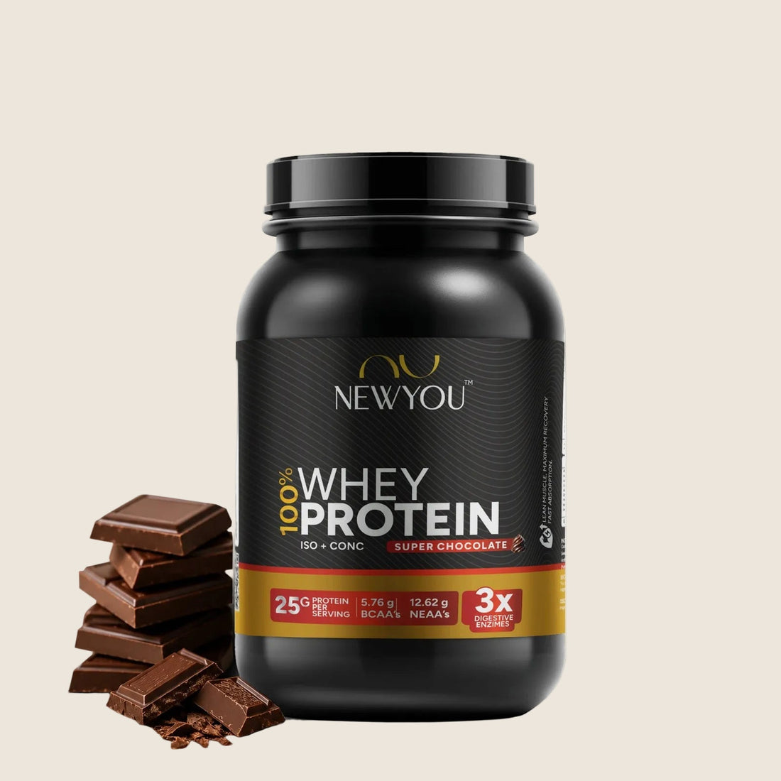 NewYou whey protein blend, isolate plus concentrate