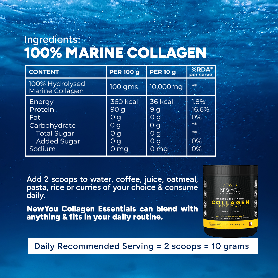 NewYou Collagen - Essentials (200 gms)