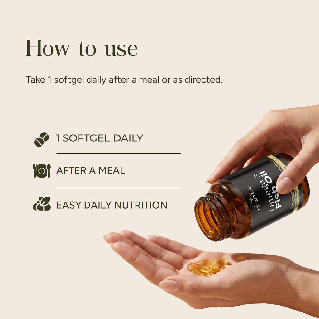 NewYou omega-3 fish oil softgels, 60 softgels - view 5