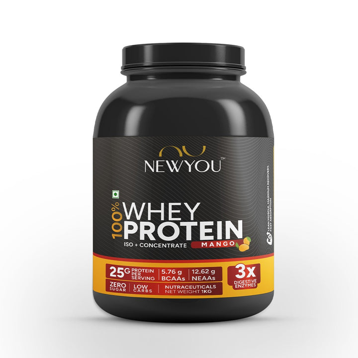 100% Whey Protein (Isolate + Concentrate) (Mango)- NewYou™