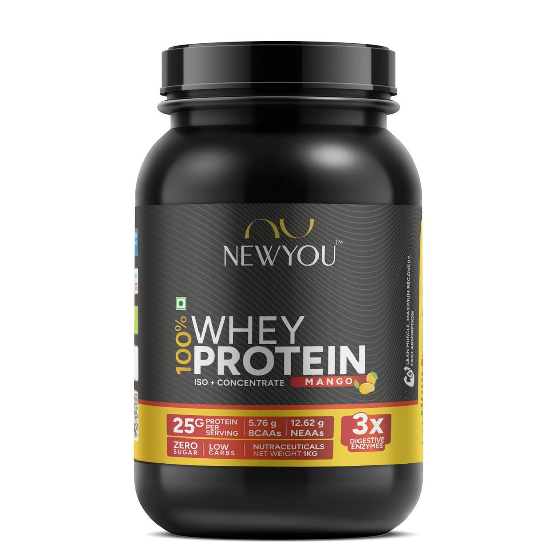100% Whey Protein (Isolate + Concentrate) (Mango)- NewYou™