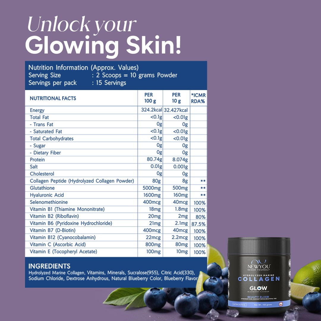 Collagen Glow • Blueberry • 150g