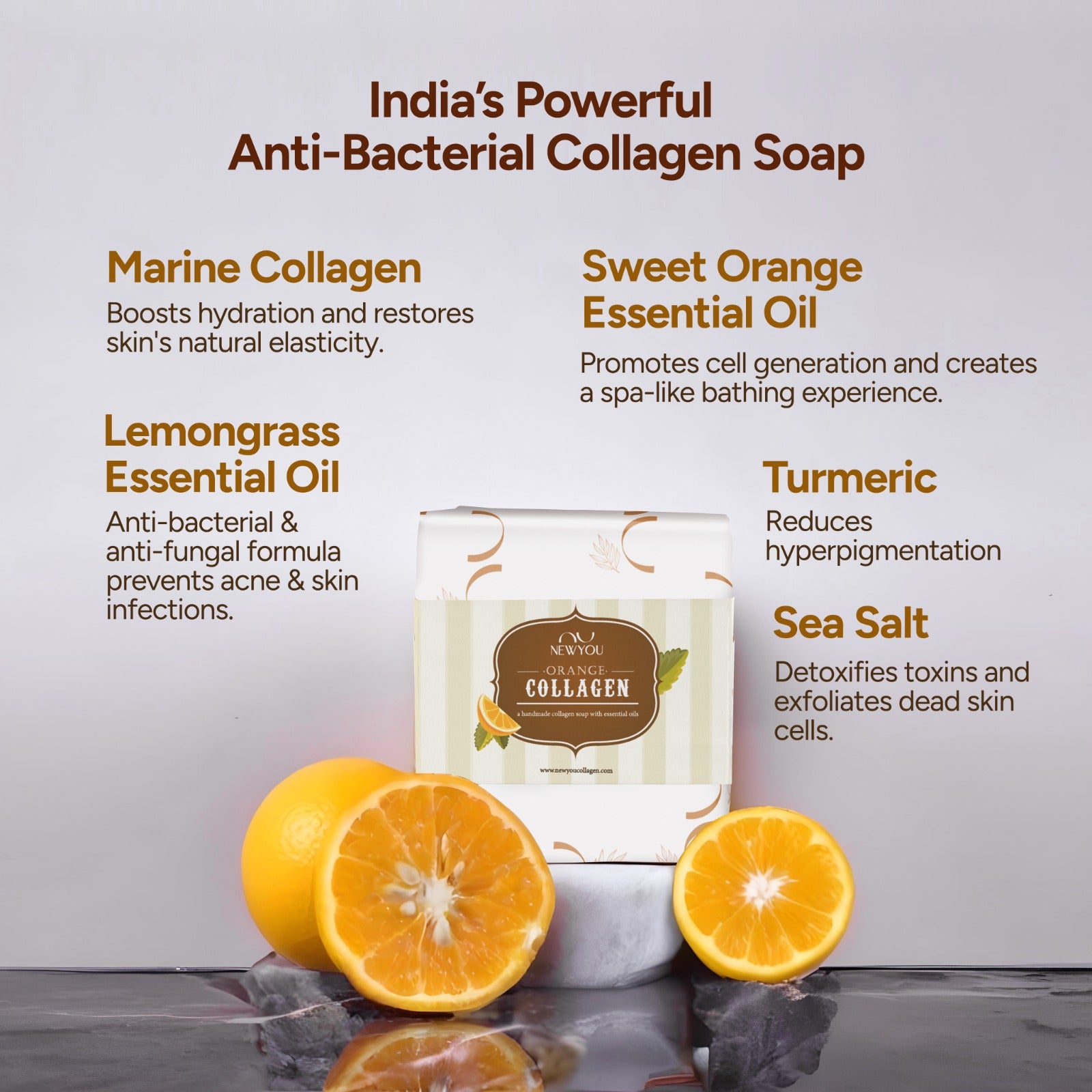 Collagen Orange Soap
