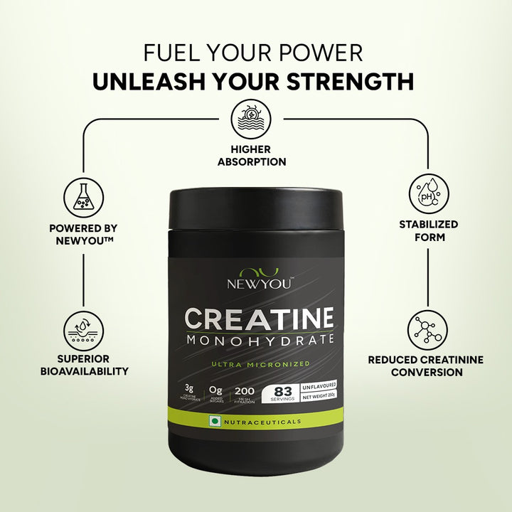 Creatine Monohydrate 180 grams - 60 servings