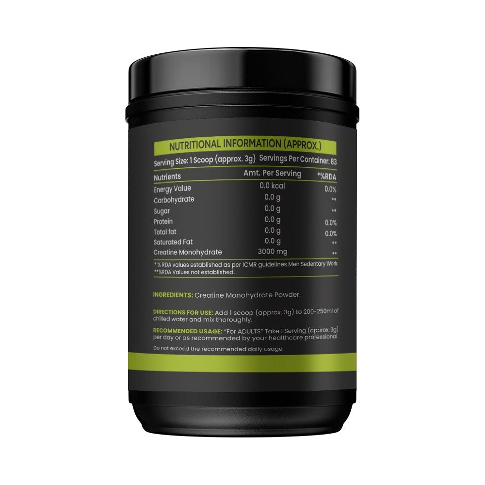 Creatine Monohydrate Blueberry 250 grams - 62 servings