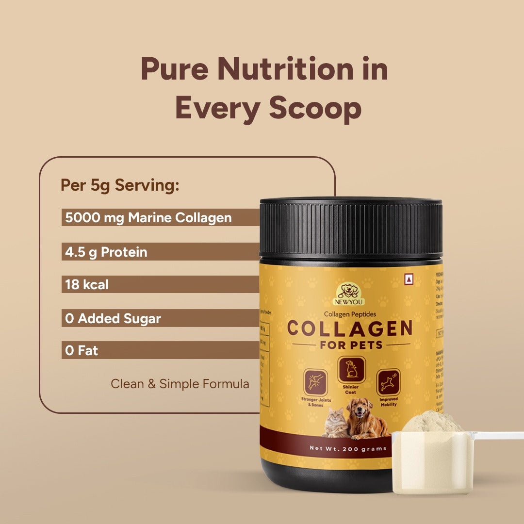 NewYou Marine Collagen for Dogs & Cats (200 Gms)
