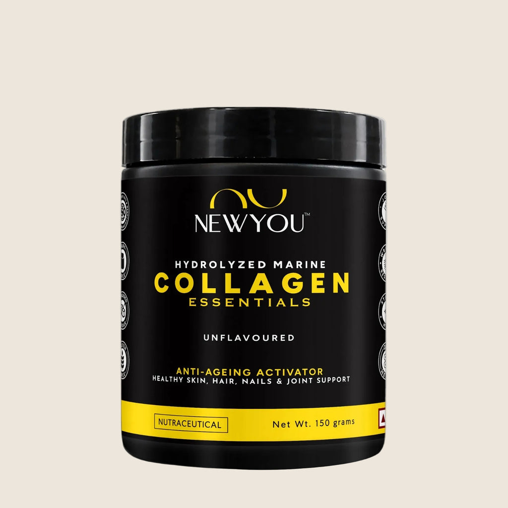 NewYou Collagen Essentials hydrolyzed marine collagen peptides powder, unflavoured, 150 g pouch