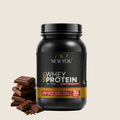 NewYou whey protein blend powder, isolate plus concentrate, chocolate, 1 kg